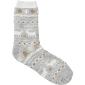 Socka 1p fodrad grå mönster mywear.