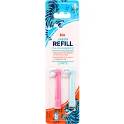 Eltandborste Junior Refill 2-p ICA.