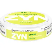 Nikotin utan tobak Mini Dry Citrus 1-p Zyn.