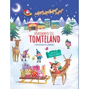 Välkommen till tomteland : pysselbok med klistermärken.