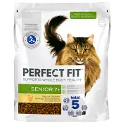 Kattmat torr Katt Senio Kyckl 750g Perfect Fit.