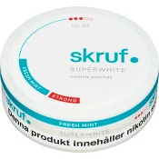 Super white Slim Fresh Strong 1-p Skruf.