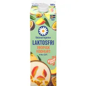 Yoghurt Tropiska frukter Laktosfri 2,4% 1000g Skånemejerier.
