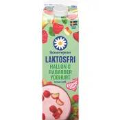 Yoghurt Hallon Rabarber Laktosfri 2,4% 1000g Skånemejerier.