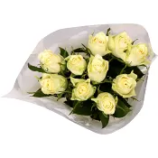 Rosor 10-p 40cm Fairtrade vita ICA.