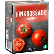 Finkrossade Tomater 390g ICA.