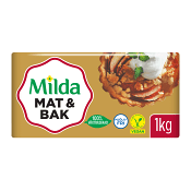 Margarin Mat &amp; Bak växtbaserat 1000g Milda.