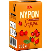 Nyponsoppa 250ml ICA.