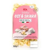Pasta Tortellini Ost och Skinka Färsk 250g ICA.