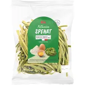 Pasta Fettuccine Spenat Färsk 250g ICA.