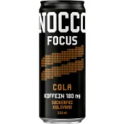 Energidryck Focus cola 33cl Nocco.