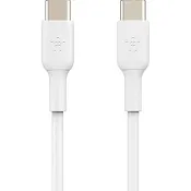 Laddkabel USB-C till USB-C 1m vit Belkin.