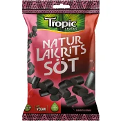 Naturlakrits Söt 150g Tropic Snacks.