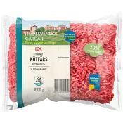 Nötfärs Färsk 12% 1kg ICA.