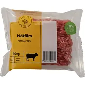 Nötfärs Färsk 12% 500g Hacksta Köttdisk.