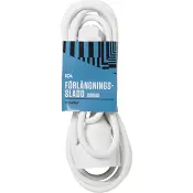 Förlängningssladd 3m jordad ICA.