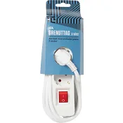 Grenuttag 3-vägs, 3m jordad ICA.