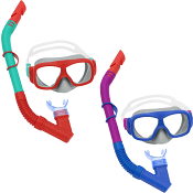 Cyklop snorkelset ungdom Bestway.
