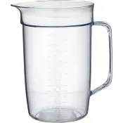 Kanna med vitt lock 1,5l Nordiska Plast.