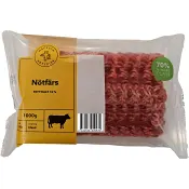 Nötfärs Färsk 12% 1kg Hacksta Köttdisk.