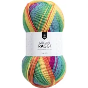 Garn Mellanraggi Rainbow 100g Järbo.