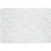 Tablett Plast Löv Vit 30x43cm ICA.