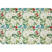 Tablett plast Flora 30x43cm ICA.