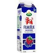Filmjölk Hallon Blåbär 2,7% 1000g Arla Ko.