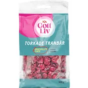 Torkade Tranbär 400g ICA Gott Liv.