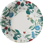 Djup Tallrik 18cm Flora 12-p ICA.