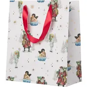 Presentpåse Stilla natt 19x22cm.