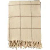 Ullpläd Patrik Vit 130x170cm Hemtex24h.