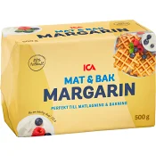 Mat &amp; Bakmargarin 80% 500g ICA.
