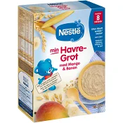 Min Havregröt med mango &amp; banan 8m 16p 450g Nestle.