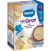 Min Gröt Havre, quinoa &amp; banan 1år 16p 450g Nestle.