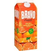 Juice Apelsin Äpple &amp; Mandarin 2l Bravo.