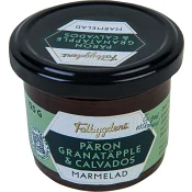 Delikatessmarmelad Päron &amp; granatäpple med calvados 125g Falbygdens ost.