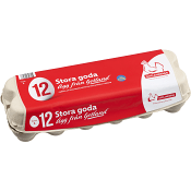 Ägg Frigående L 12-p Gotlandsägg.