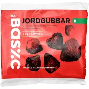 Jordgubbar Fryst 1kg ICA Basic.
