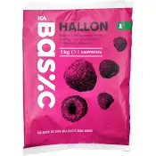 Hallon Fryst 1kg ICA Basic.