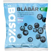 Blåbär odlade 500g ICA Basic.