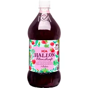 Blandsaft Hallon Högkoncentrerat 1l ICA.