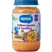 Barnmat Fullkornspasta &amp; kyckling 1år 220g Nestle.