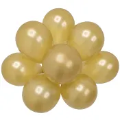 Ballong Guld 23cm 8-p Happy Party.