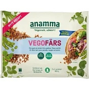 Vegofärs glutenfri Fryst 1kg Anamma.
