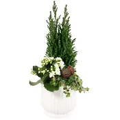 Arrangemang Nyår vit.