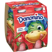 Drickyoghurt Jordgubb 400g 4-p Danonino.