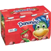 Drickyoghurt Jordgubb 8-p 800g Danonino.