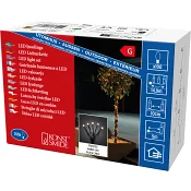 Ljusslinga 100 LED frostad IP44 Konstsmide.