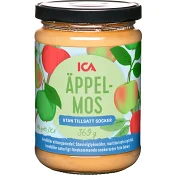 Äppelmos Utan tillsatt socker 360g ICA.